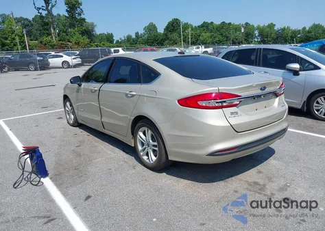 2018 Ford Fusion Hybrid Se из США, поврежденный, VIN 3FA6P0LU2JR151563